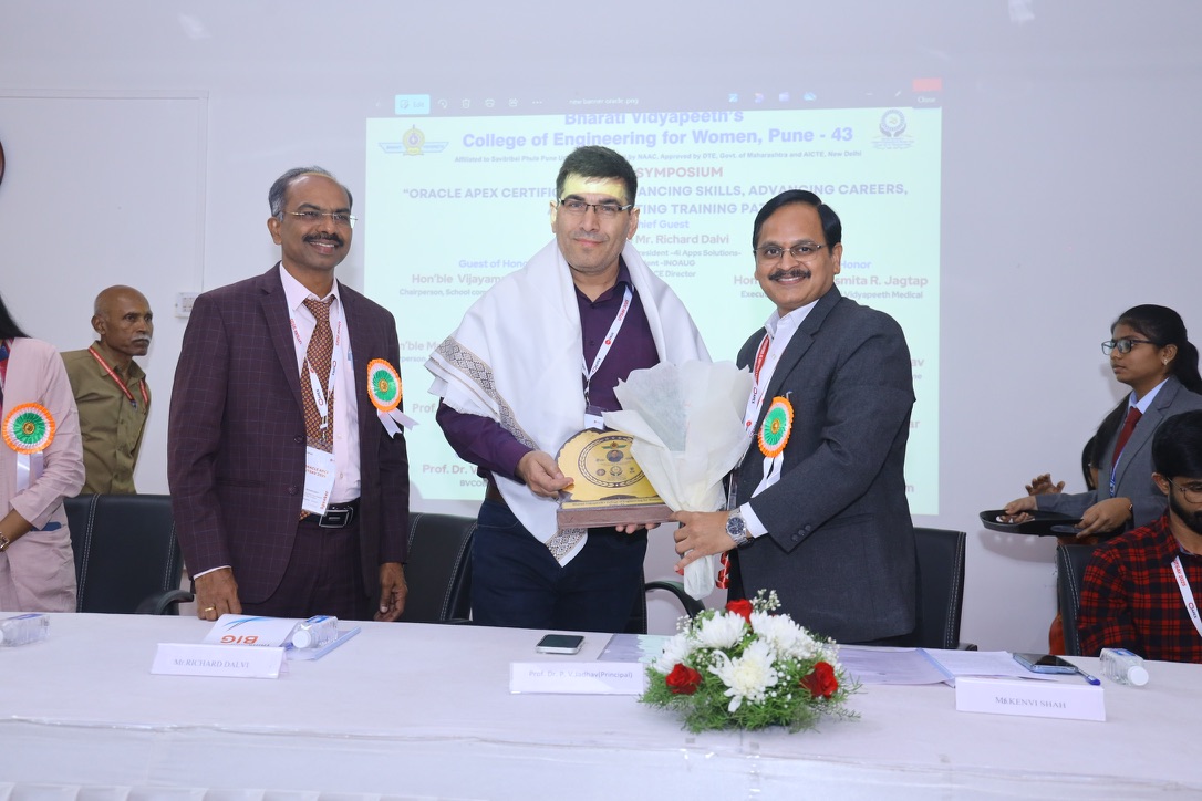 Honored at Bharati Vidyapeeth, Pune