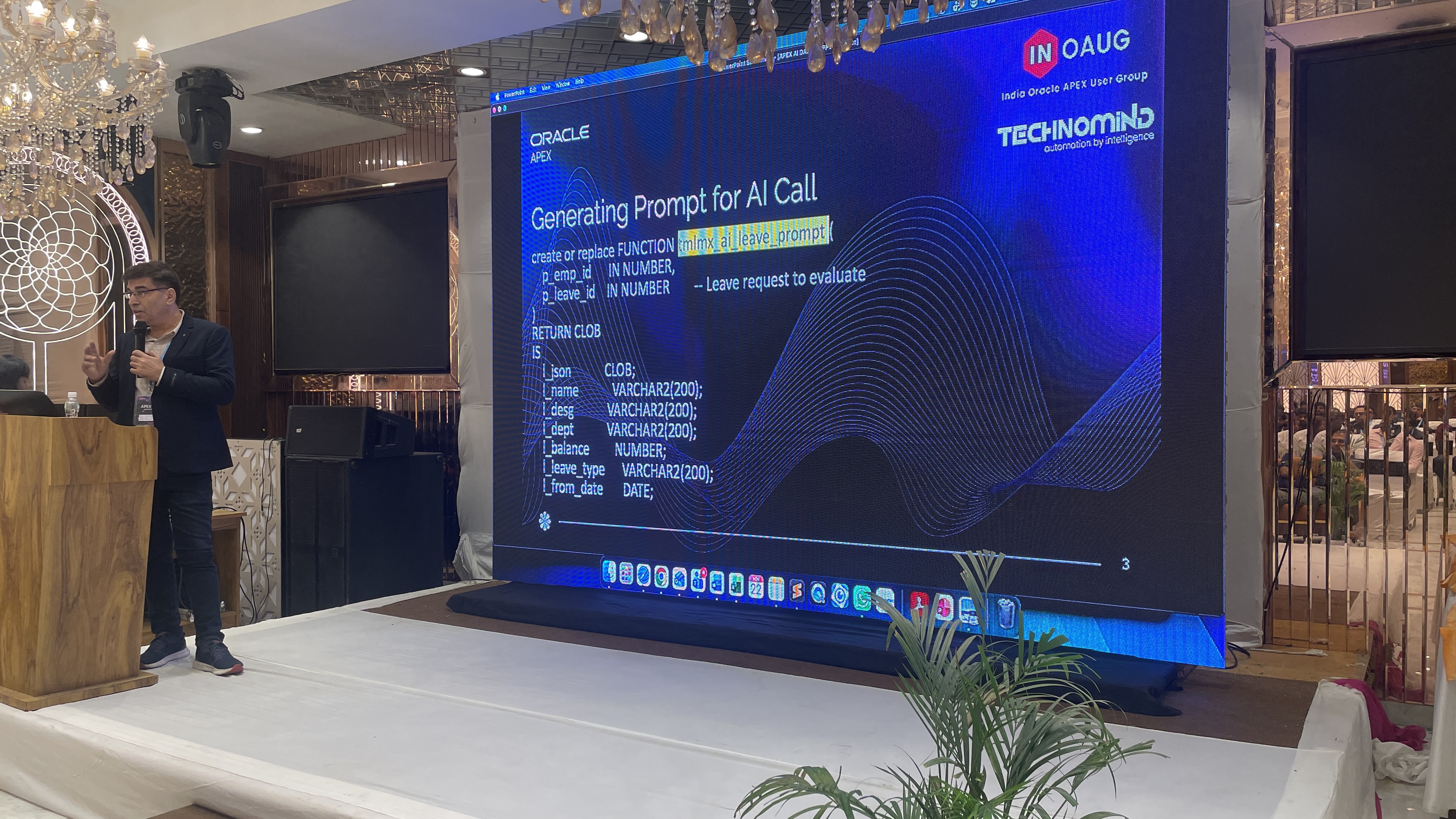 Speaking on AI and APEX